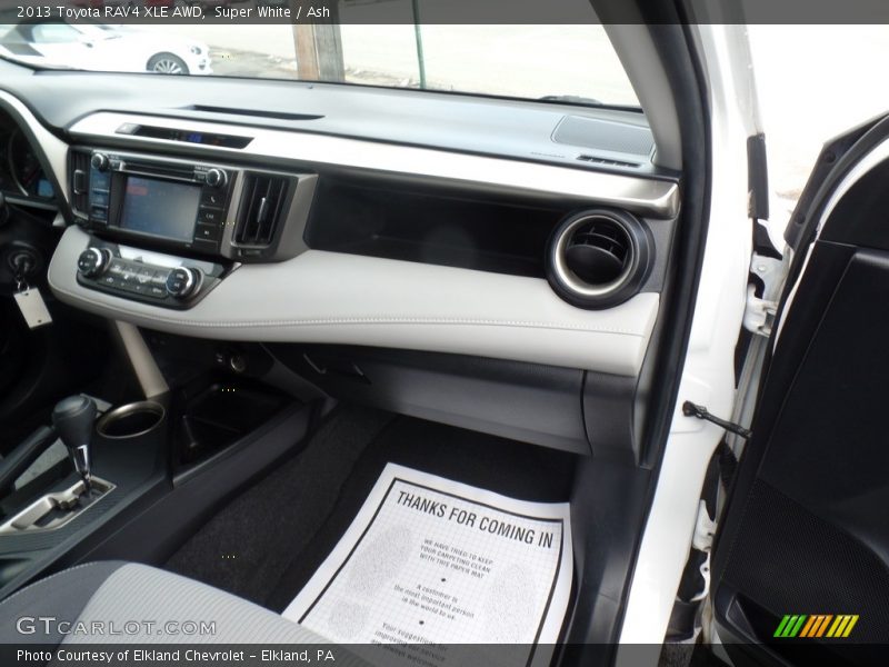 Super White / Ash 2013 Toyota RAV4 XLE AWD