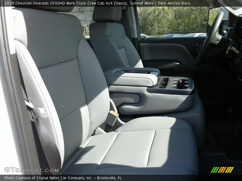 Summit White / Dark Ash/Jet Black 2018 Chevrolet Silverado 3500HD Work Truck Crew Cab 4x4 Chassis