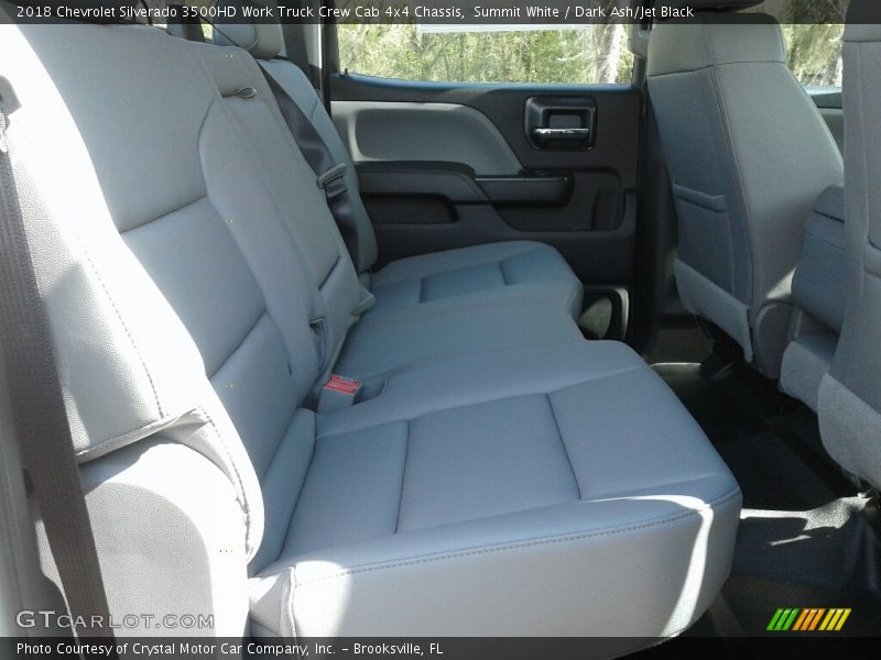 Summit White / Dark Ash/Jet Black 2018 Chevrolet Silverado 3500HD Work Truck Crew Cab 4x4 Chassis