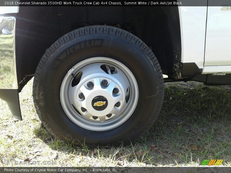 Summit White / Dark Ash/Jet Black 2018 Chevrolet Silverado 3500HD Work Truck Crew Cab 4x4 Chassis