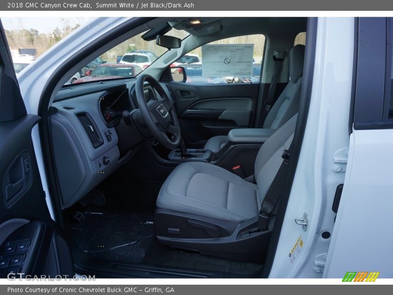 Summit White / Jet Black/Dark Ash 2018 GMC Canyon Crew Cab