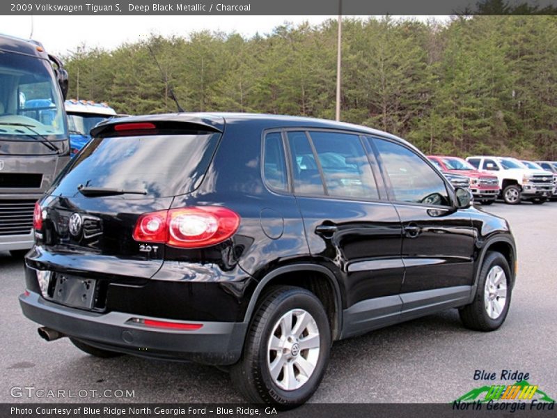 Deep Black Metallic / Charcoal 2009 Volkswagen Tiguan S