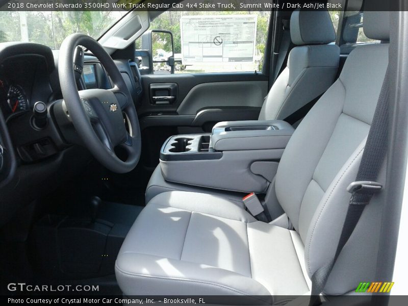 Summit White / Dark Ash/Jet Black 2018 Chevrolet Silverado 3500HD Work Truck Regular Cab 4x4 Stake Truck