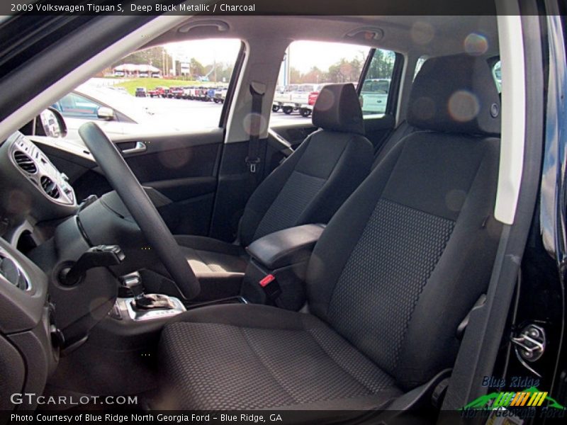 Deep Black Metallic / Charcoal 2009 Volkswagen Tiguan S
