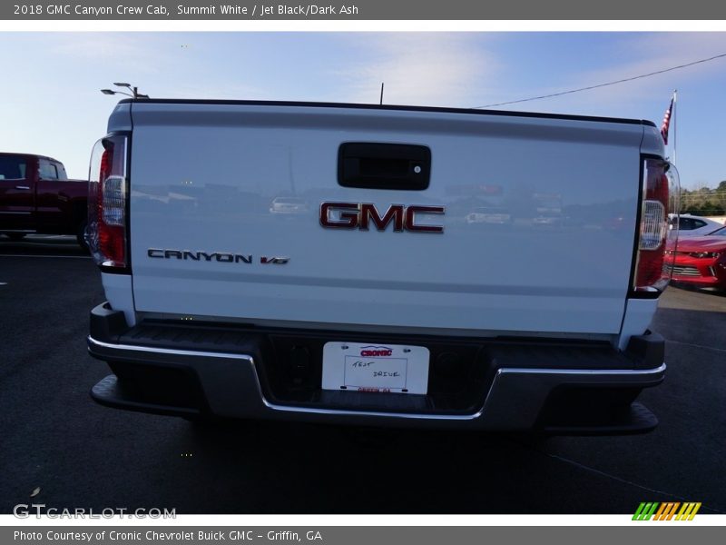 Summit White / Jet Black/Dark Ash 2018 GMC Canyon Crew Cab