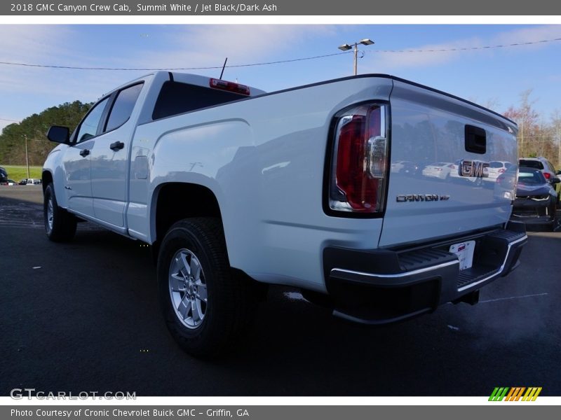 Summit White / Jet Black/Dark Ash 2018 GMC Canyon Crew Cab