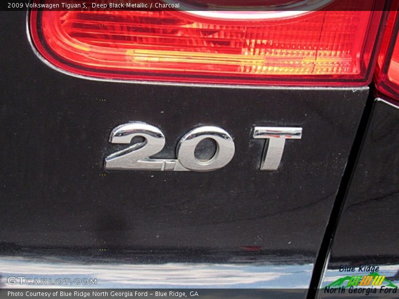 Deep Black Metallic / Charcoal 2009 Volkswagen Tiguan S
