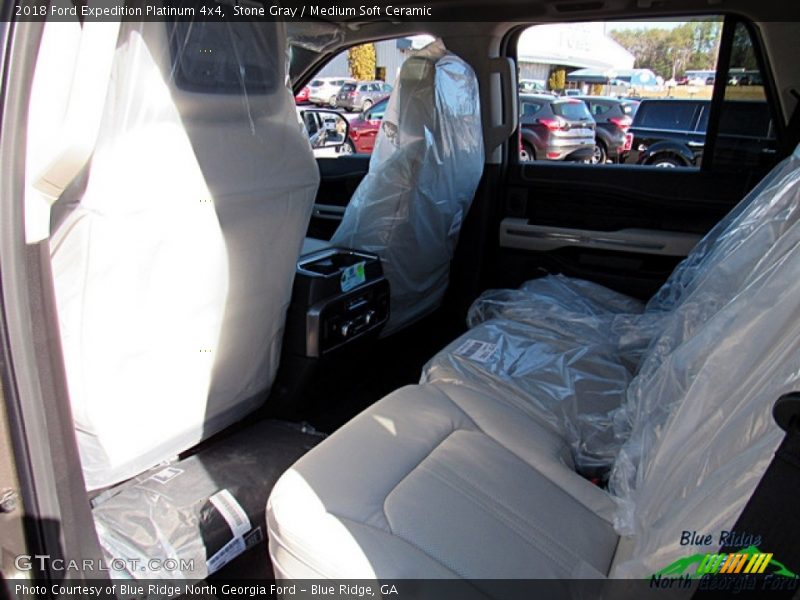 Stone Gray / Medium Soft Ceramic 2018 Ford Expedition Platinum 4x4