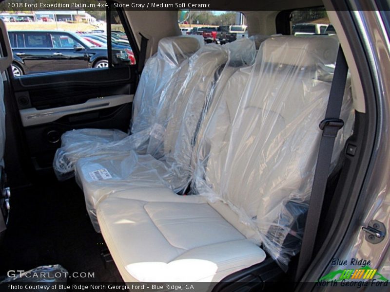 Stone Gray / Medium Soft Ceramic 2018 Ford Expedition Platinum 4x4