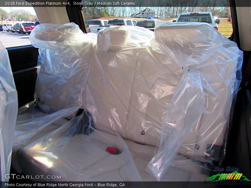 Stone Gray / Medium Soft Ceramic 2018 Ford Expedition Platinum 4x4