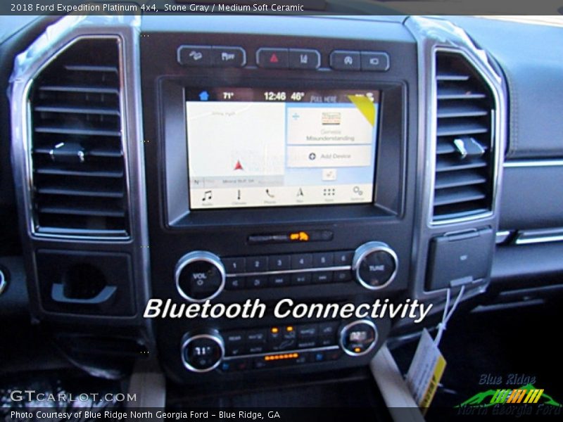 Stone Gray / Medium Soft Ceramic 2018 Ford Expedition Platinum 4x4