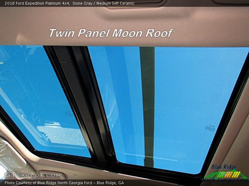 Stone Gray / Medium Soft Ceramic 2018 Ford Expedition Platinum 4x4