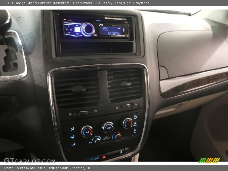 Deep Water Blue Pearl / Black/Light Graystone 2011 Dodge Grand Caravan Mainstreet