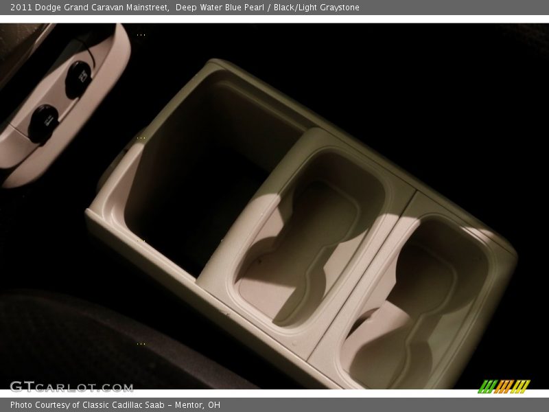 Deep Water Blue Pearl / Black/Light Graystone 2011 Dodge Grand Caravan Mainstreet