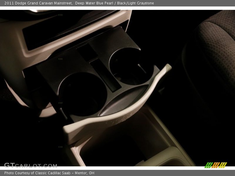 Deep Water Blue Pearl / Black/Light Graystone 2011 Dodge Grand Caravan Mainstreet