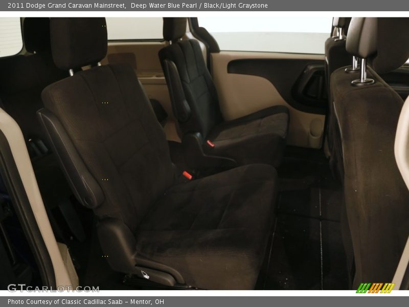 Deep Water Blue Pearl / Black/Light Graystone 2011 Dodge Grand Caravan Mainstreet