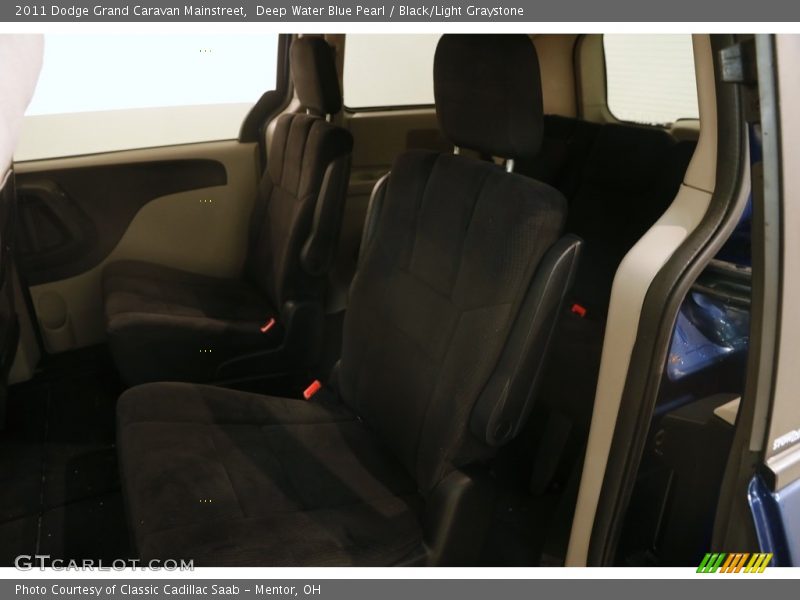 Deep Water Blue Pearl / Black/Light Graystone 2011 Dodge Grand Caravan Mainstreet