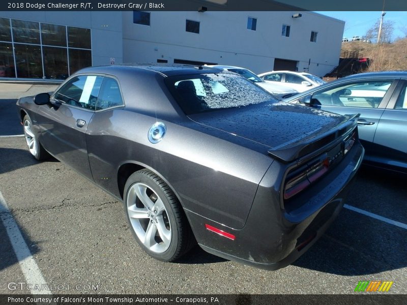 Destroyer Gray / Black 2018 Dodge Challenger R/T