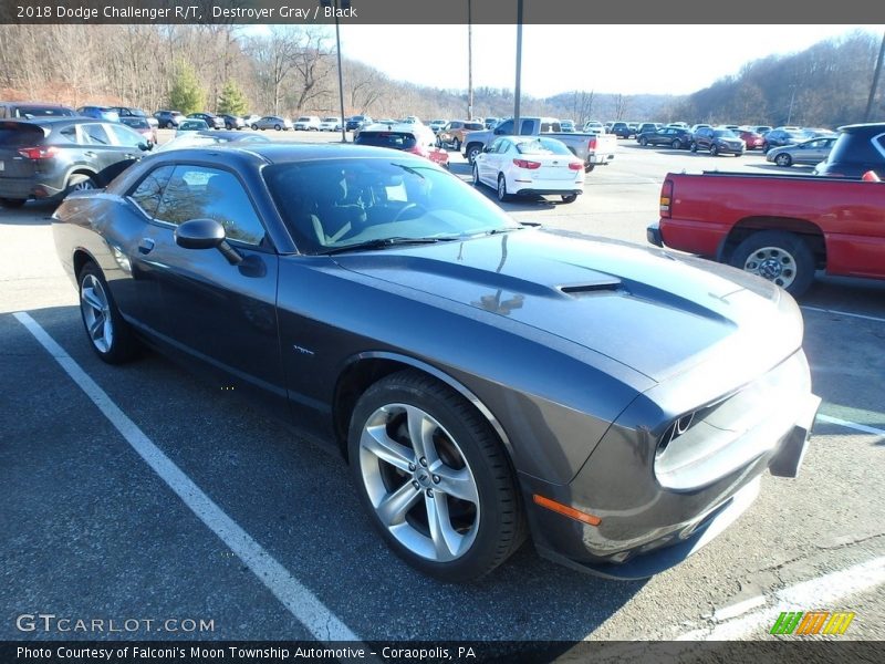 Destroyer Gray / Black 2018 Dodge Challenger R/T