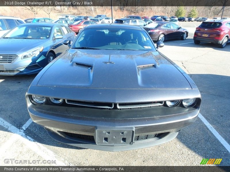 Destroyer Gray / Black 2018 Dodge Challenger R/T