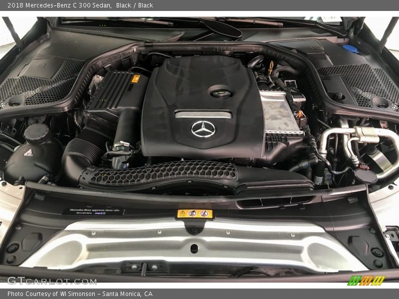 Black / Black 2018 Mercedes-Benz C 300 Sedan