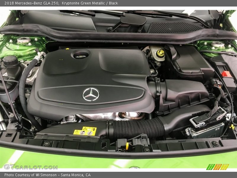 Kryptonite Green Metallic / Black 2018 Mercedes-Benz GLA 250