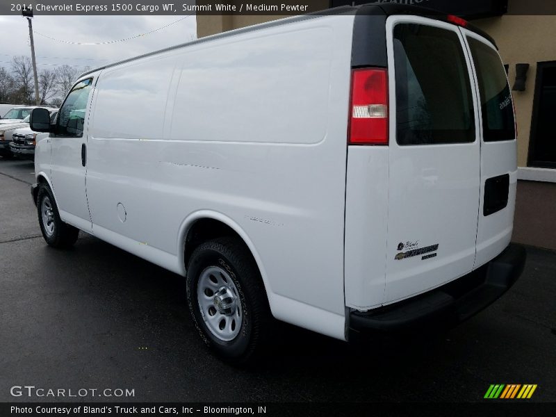 Summit White / Medium Pewter 2014 Chevrolet Express 1500 Cargo WT