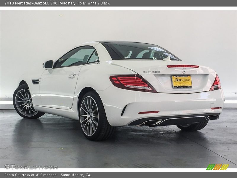 Polar White / Black 2018 Mercedes-Benz SLC 300 Roadster