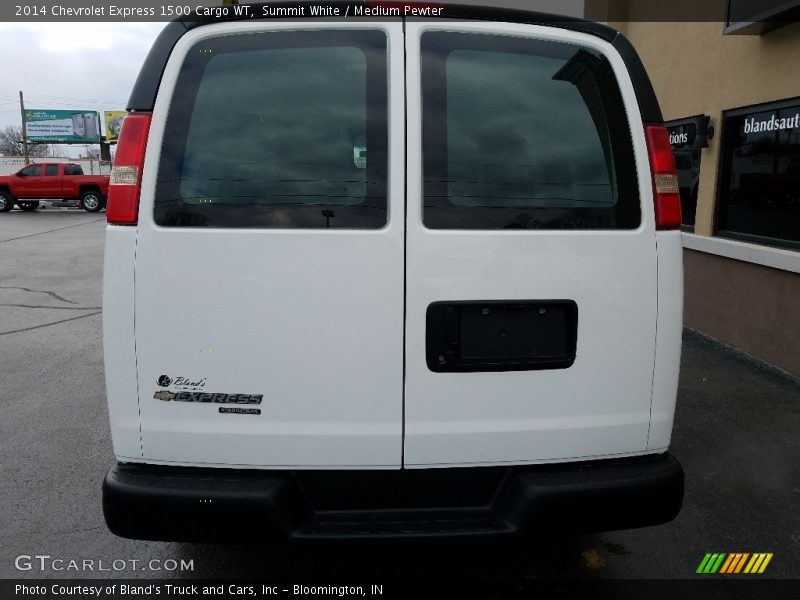 Summit White / Medium Pewter 2014 Chevrolet Express 1500 Cargo WT