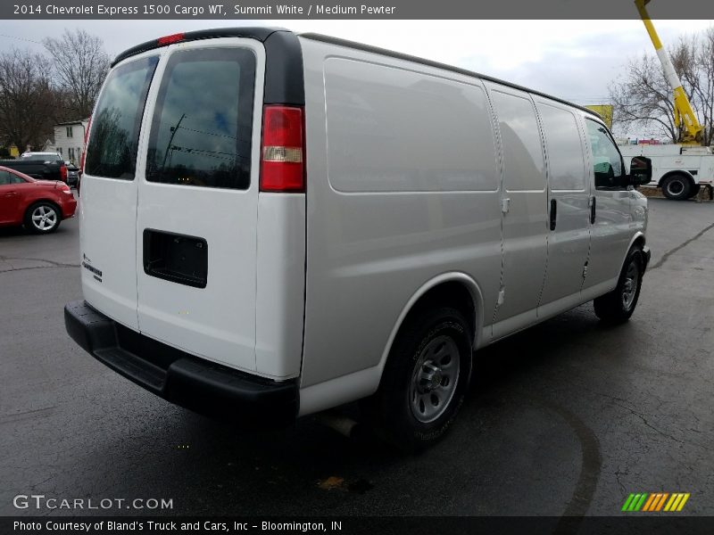 Summit White / Medium Pewter 2014 Chevrolet Express 1500 Cargo WT