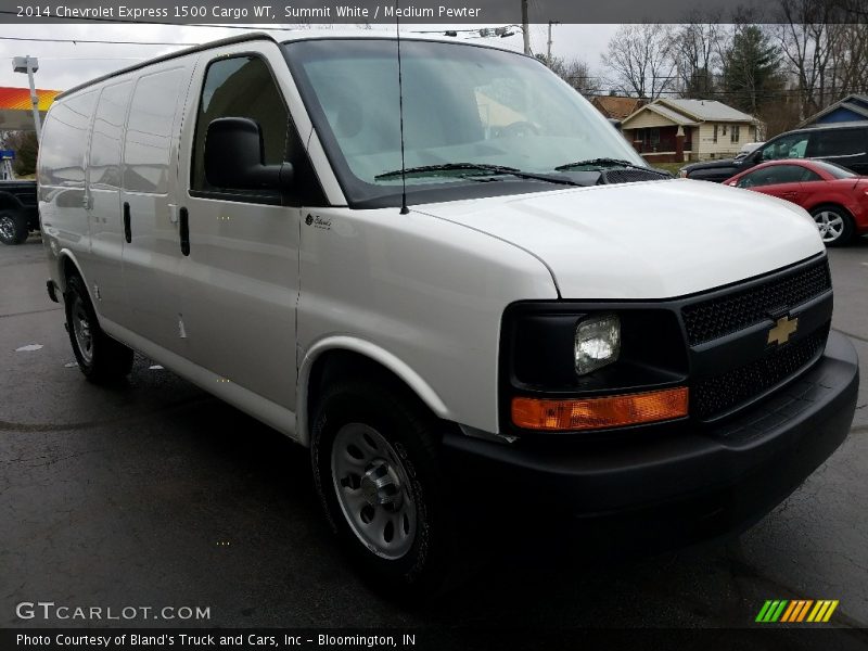 Summit White / Medium Pewter 2014 Chevrolet Express 1500 Cargo WT