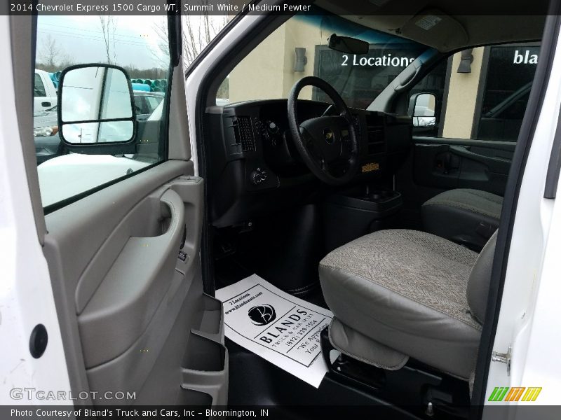 Summit White / Medium Pewter 2014 Chevrolet Express 1500 Cargo WT