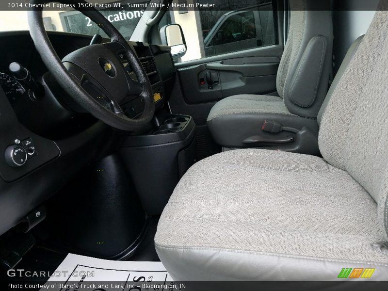 Summit White / Medium Pewter 2014 Chevrolet Express 1500 Cargo WT