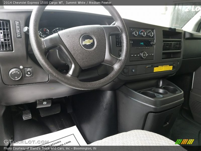 Summit White / Medium Pewter 2014 Chevrolet Express 1500 Cargo WT