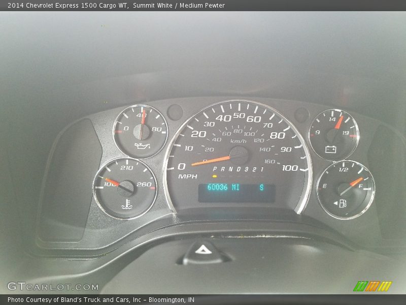 Summit White / Medium Pewter 2014 Chevrolet Express 1500 Cargo WT