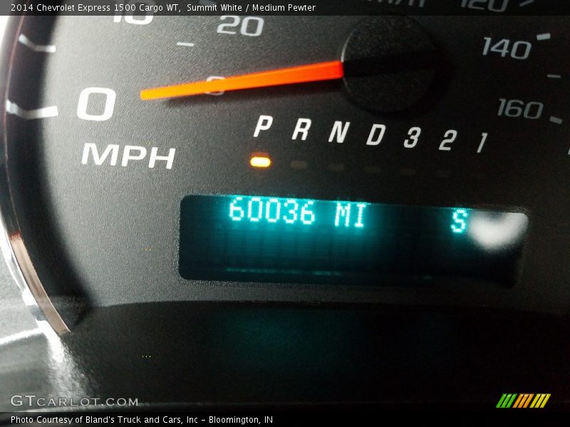Summit White / Medium Pewter 2014 Chevrolet Express 1500 Cargo WT
