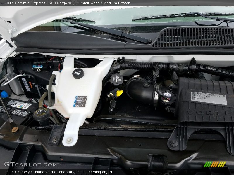 Summit White / Medium Pewter 2014 Chevrolet Express 1500 Cargo WT