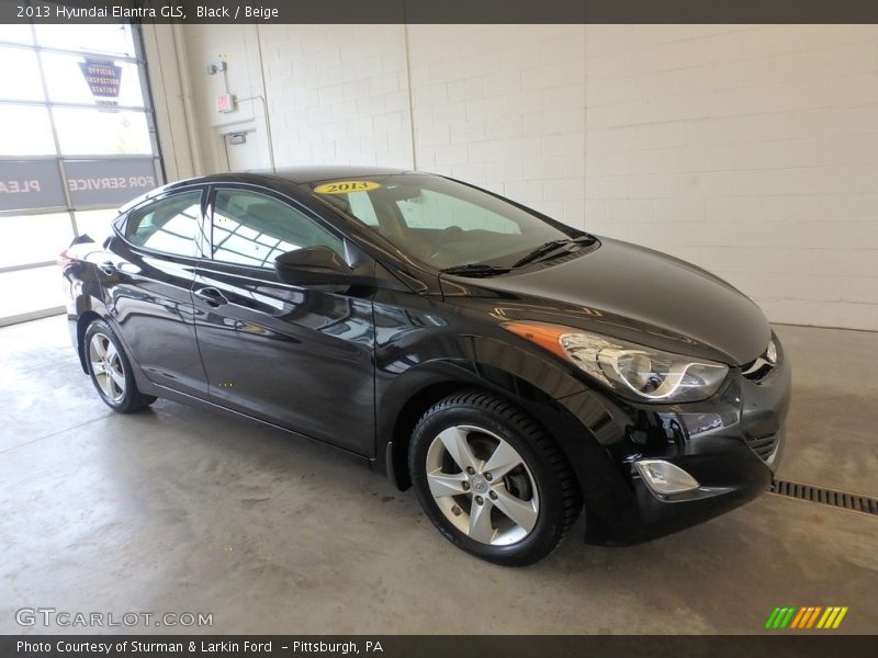 Black / Beige 2013 Hyundai Elantra GLS