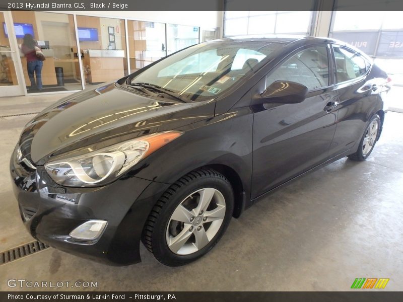 Black / Beige 2013 Hyundai Elantra GLS