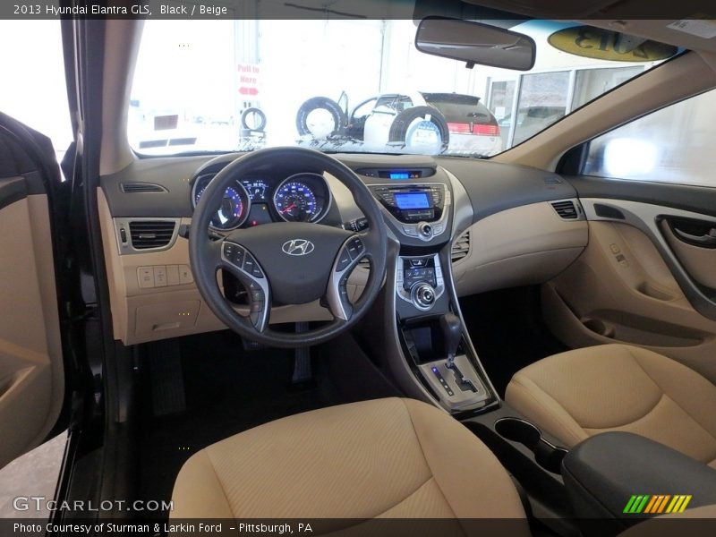 Black / Beige 2013 Hyundai Elantra GLS