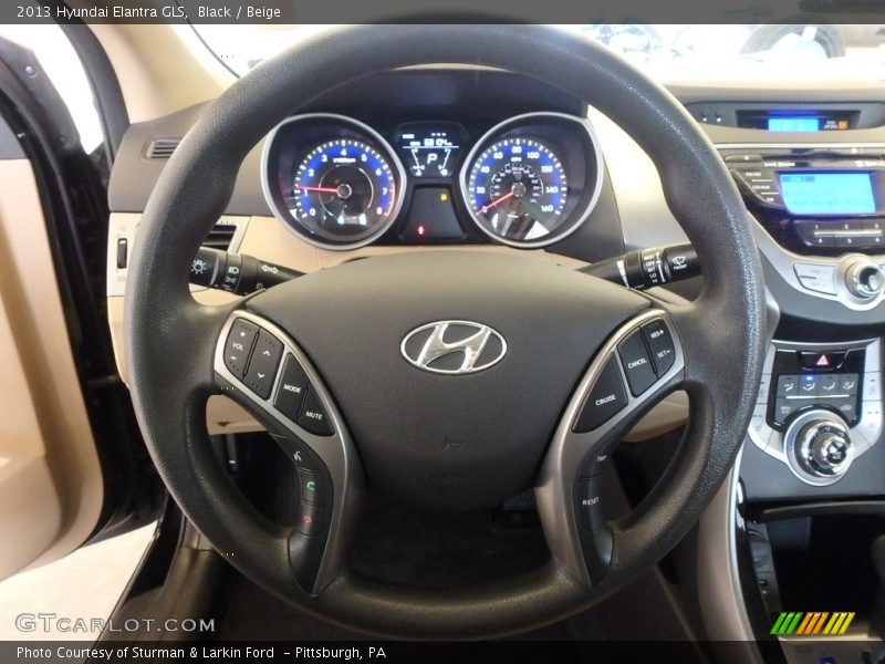 Black / Beige 2013 Hyundai Elantra GLS