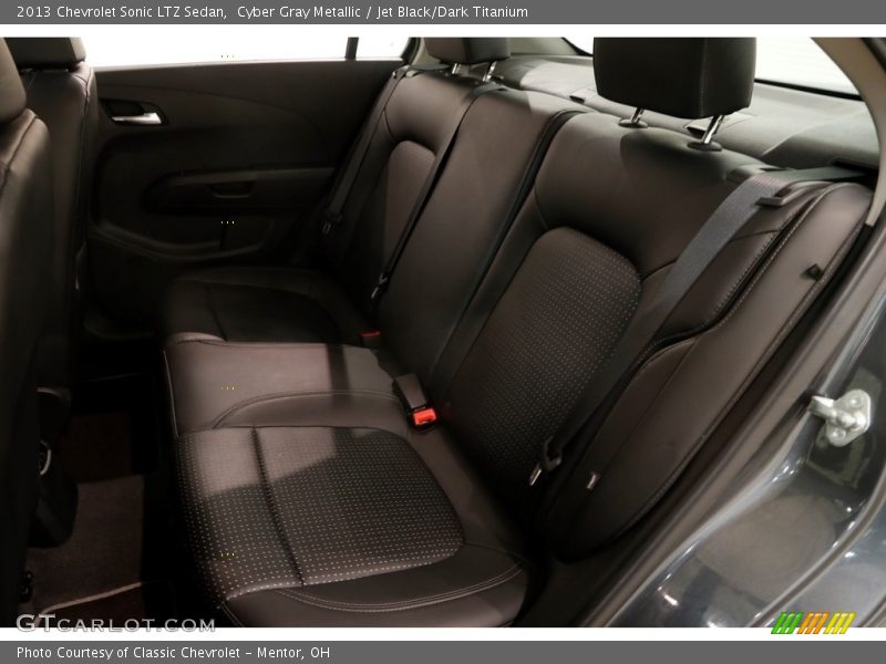 Cyber Gray Metallic / Jet Black/Dark Titanium 2013 Chevrolet Sonic LTZ Sedan