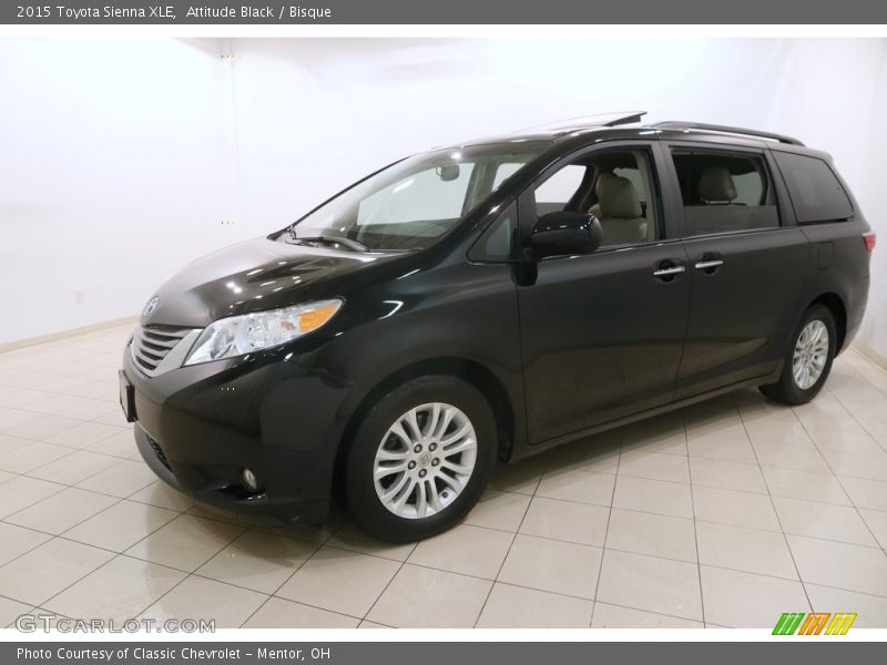 Attitude Black / Bisque 2015 Toyota Sienna XLE