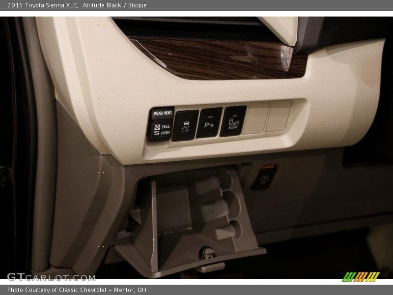 Attitude Black / Bisque 2015 Toyota Sienna XLE