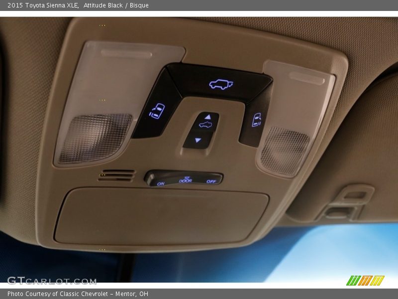 Attitude Black / Bisque 2015 Toyota Sienna XLE