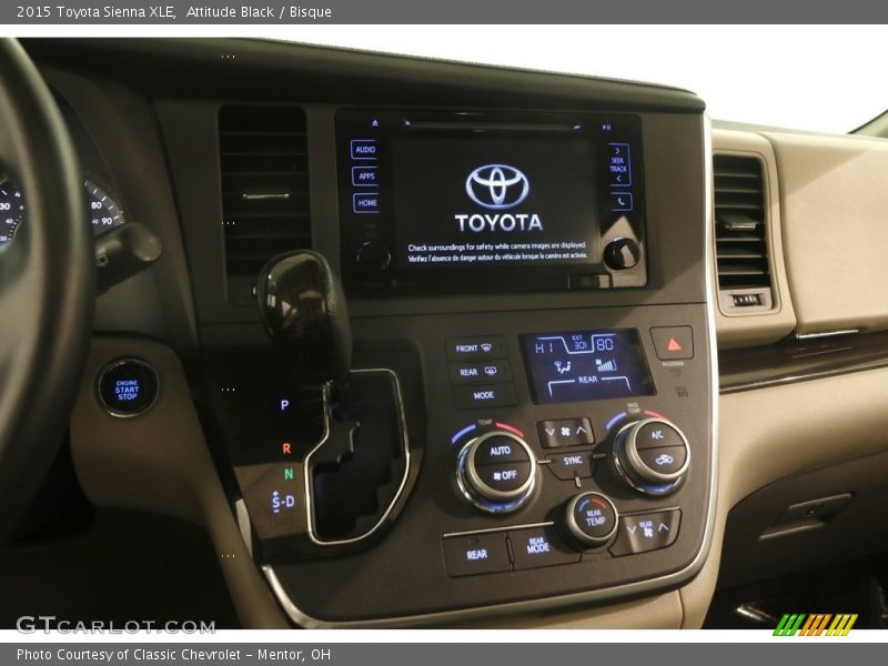 Attitude Black / Bisque 2015 Toyota Sienna XLE