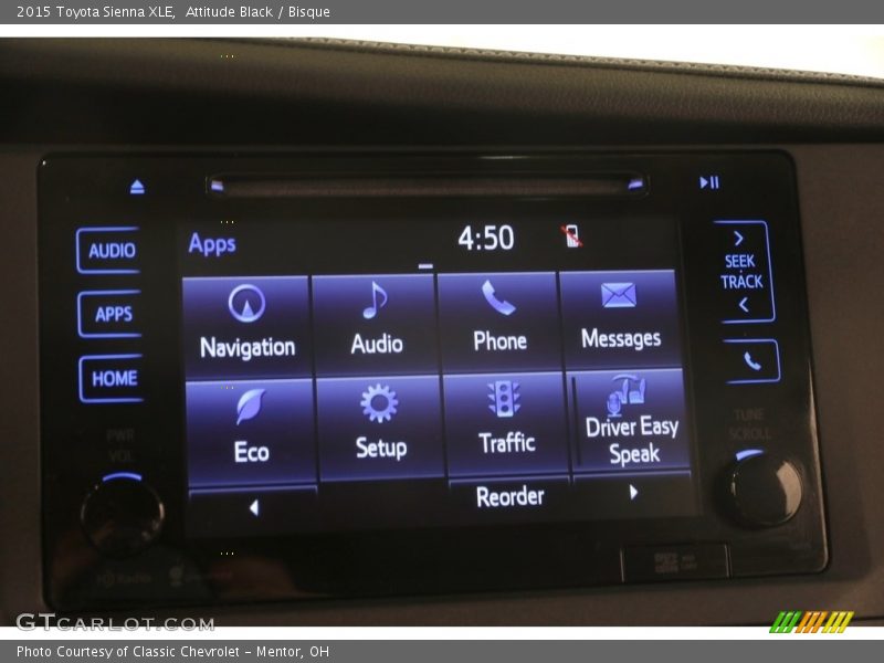 Attitude Black / Bisque 2015 Toyota Sienna XLE