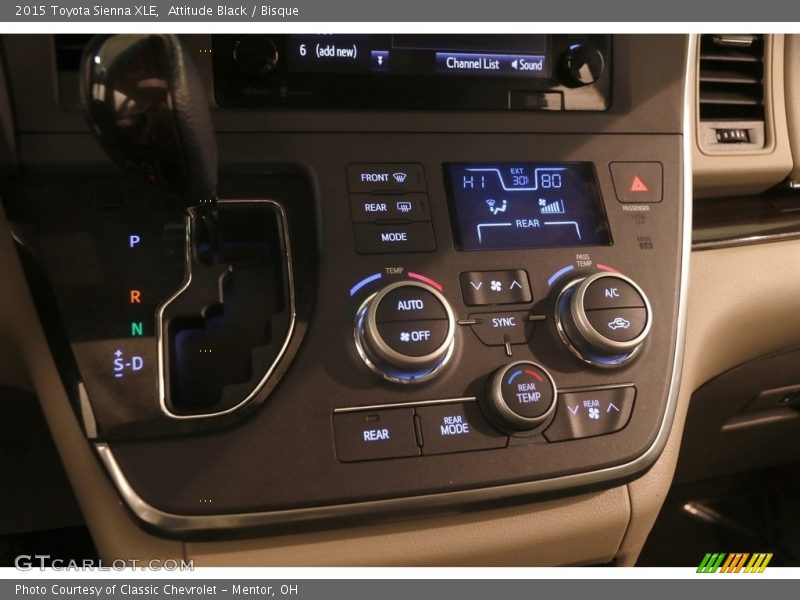 Attitude Black / Bisque 2015 Toyota Sienna XLE