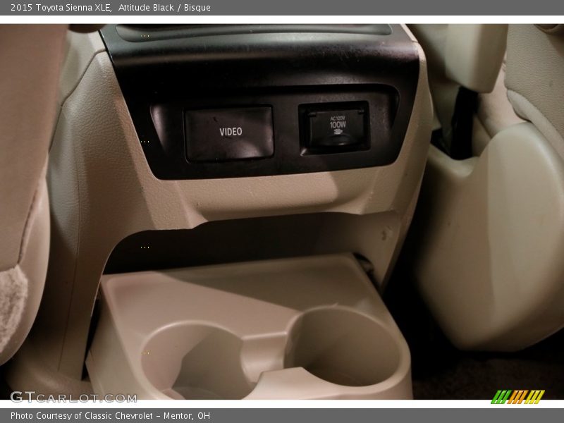 Attitude Black / Bisque 2015 Toyota Sienna XLE