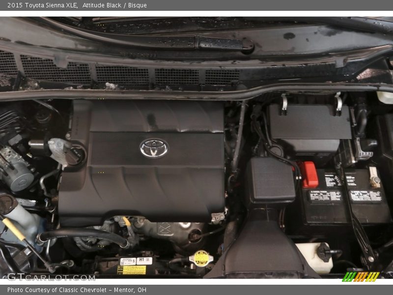 Attitude Black / Bisque 2015 Toyota Sienna XLE